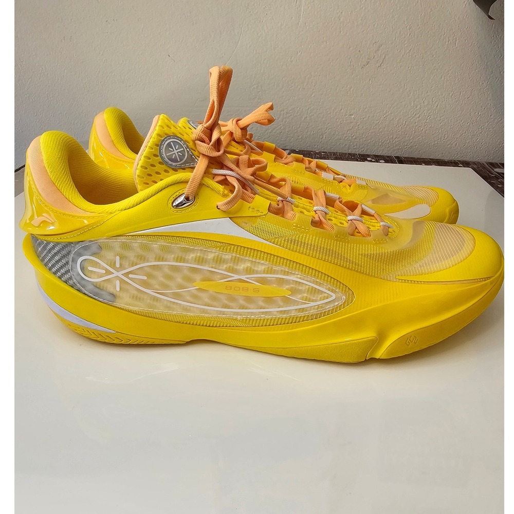 Li-Ning Way of Wade 808 3 Ultra Oxygen Yellow Basketball Shoes Mens 14.5